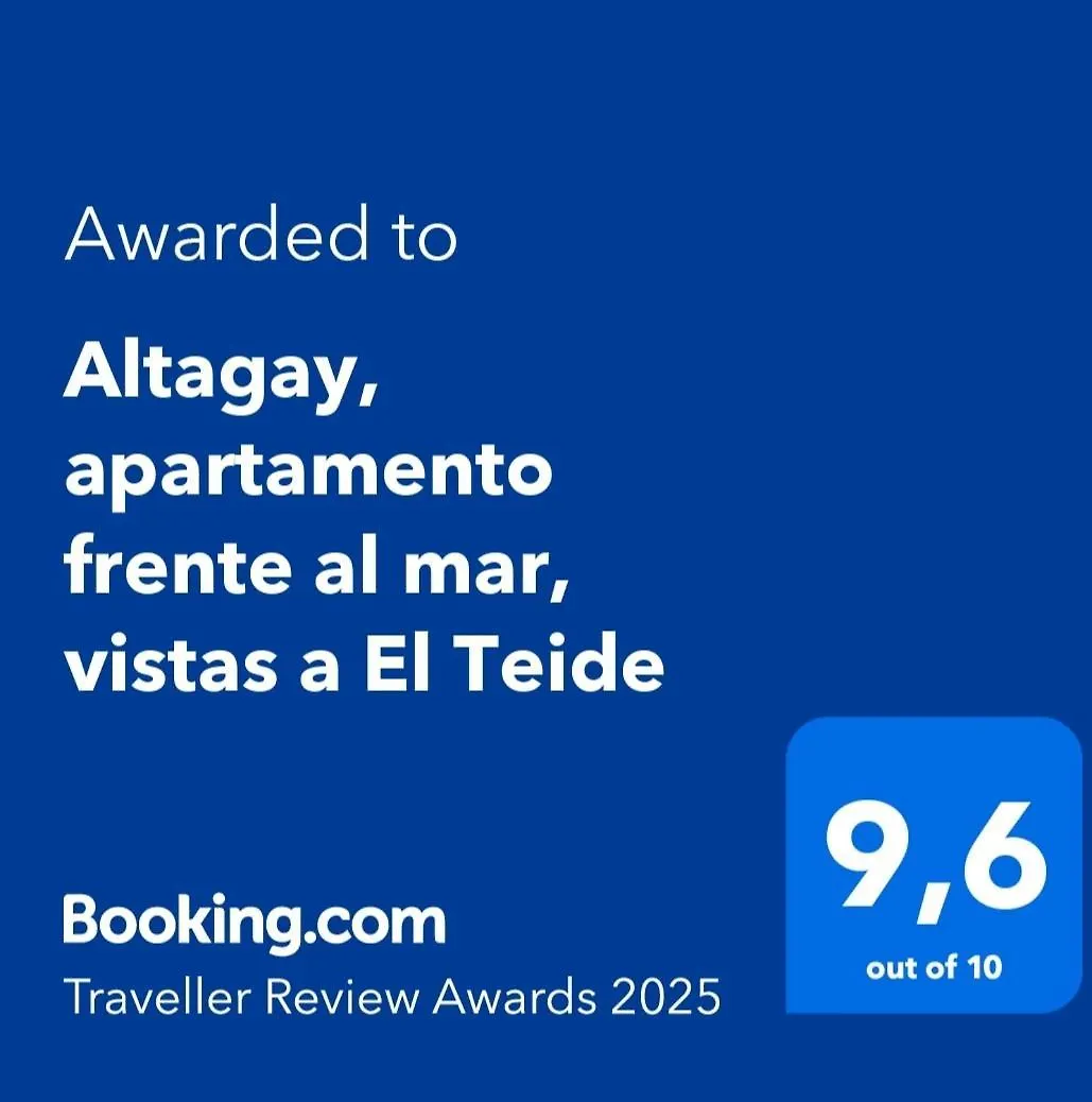 Altagay, Apartamento Frente Al Mar, Vistas A El Teide Punta Del Hidalgo 0*,